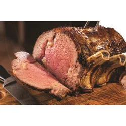 Choice Beef Rib Roast - Bone-In 6-18
