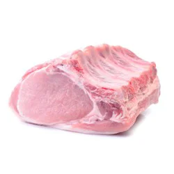 Fresh Half Sliced Pork Loin Roast, Bone-In