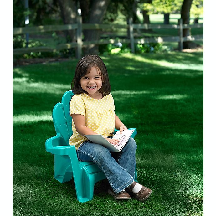 slide 2 of 2, American Plastic Toys Adirondack Chair - Teal, 1 ct