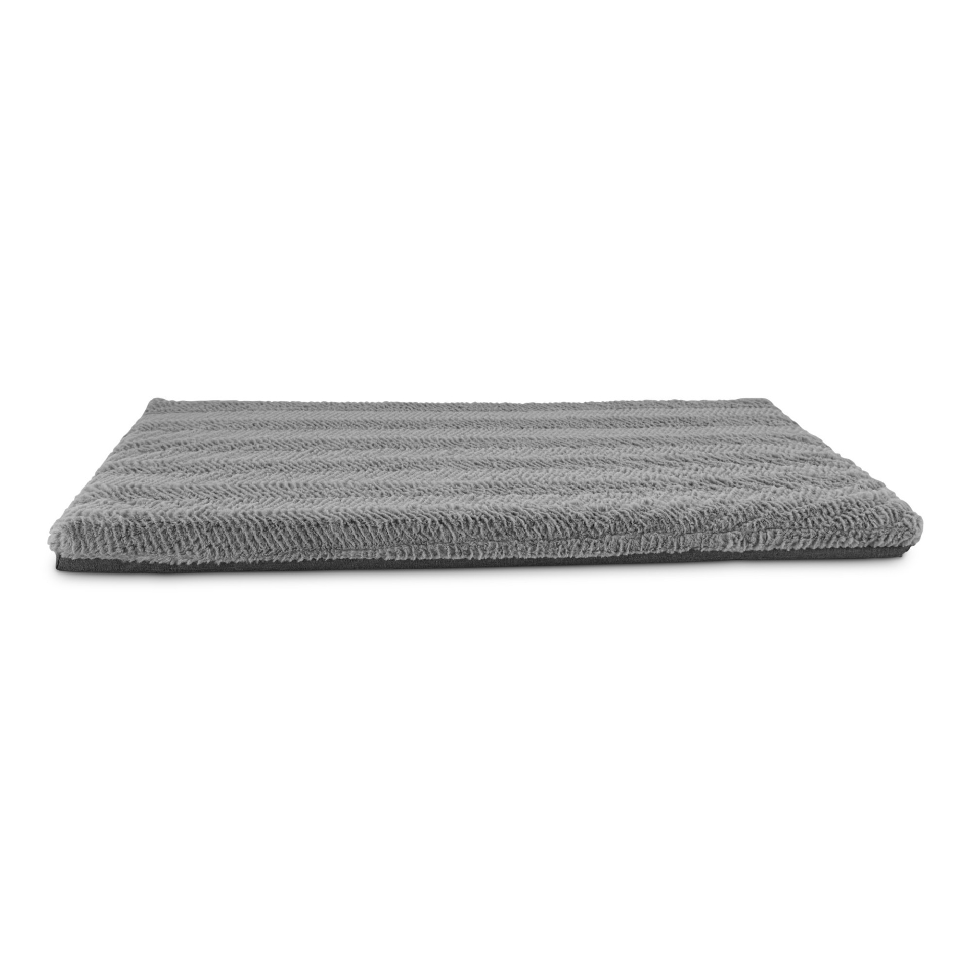 slide 1 of 1, You & Me Grey Orthopedic & Memory Foam Dog Mat, x-large