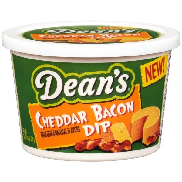 slide 1 of 1, Dean's Cheddar Bacon Dip, 16 oz