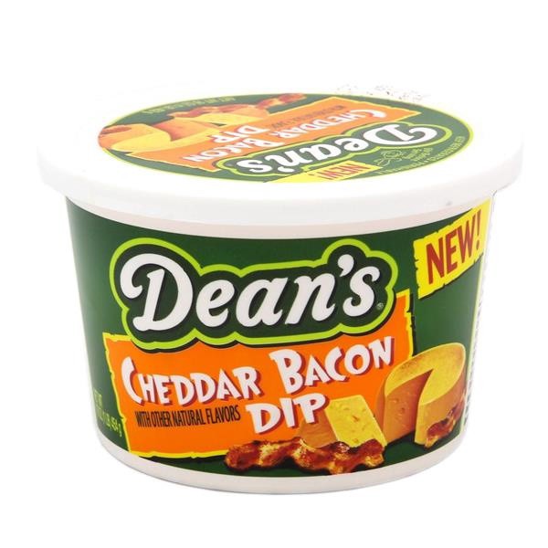 slide 1 of 6, Dean's Cheddar Bacon Dip 16 oz Tub, 16 oz