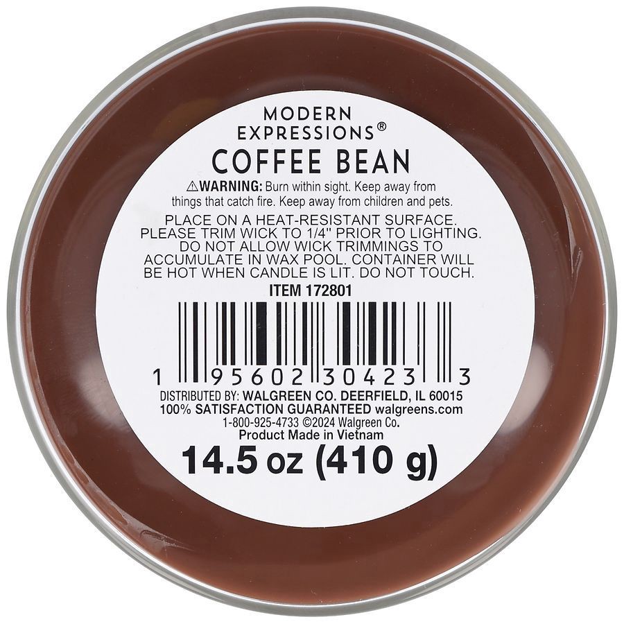 slide 5 of 5, Modern Expressions Scented Candle Coffee Bean, 14.5 oz
