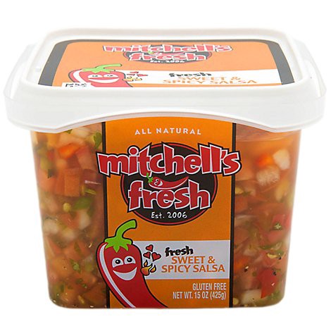 slide 1 of 1, Mitchells Salsa Sweet And Spicy - EA, 1 ct