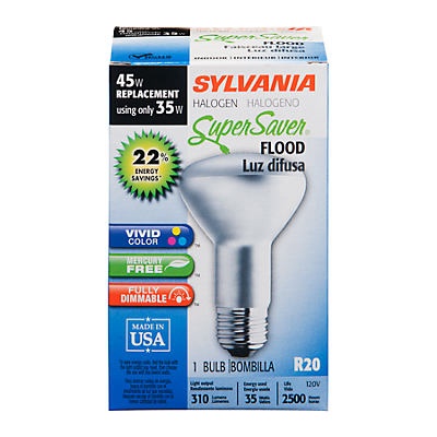 slide 1 of 1, Sylvania Halogen Light Bulb, 1 ct