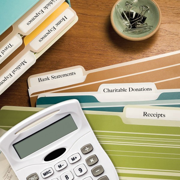 slide 6 of 8, Avery Permanent Self-Adhesive Laser/Inkjet File Folder Labels, White, 1500/Box, 1500 ct; 2/3 in x 3 7/16 in