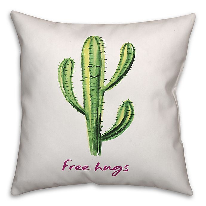 slide 1 of 1, Designs Direct Free Hugs Square Throw Pillow, 1 ct