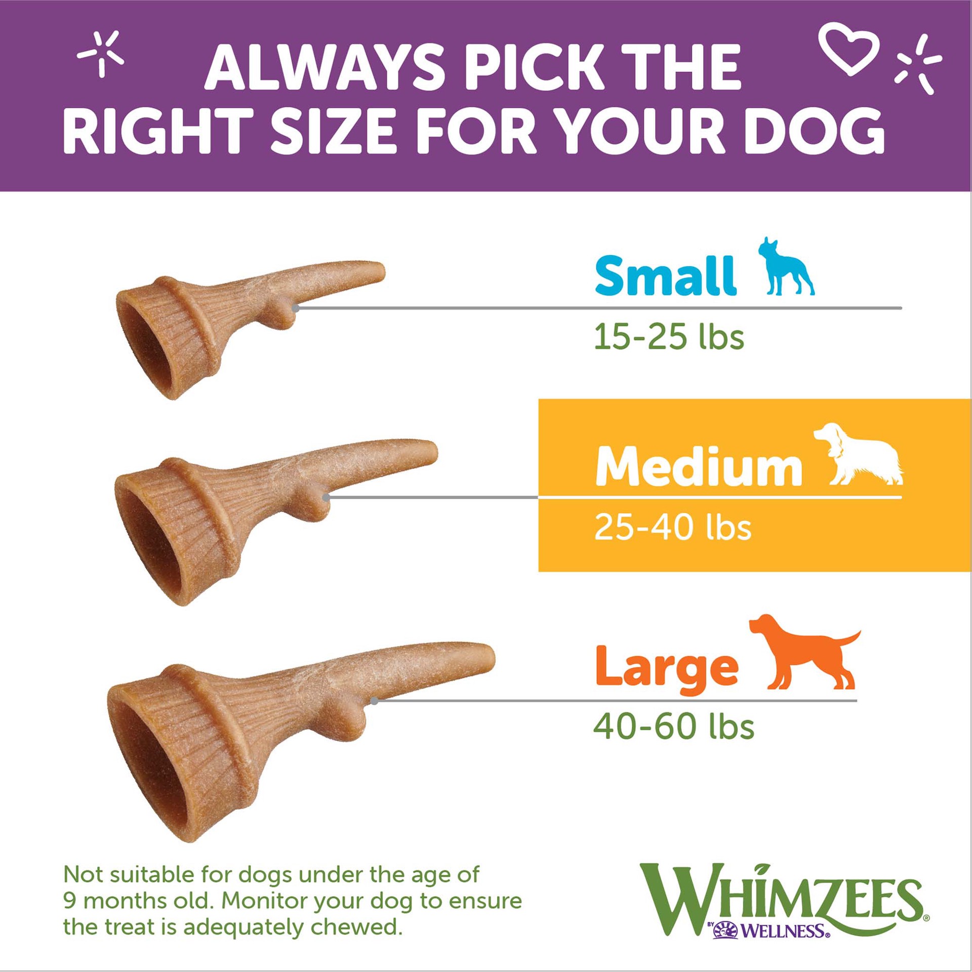 slide 4 of 4, Whimzees By Wellness Occupy Medium Dog Chews - Vegetable, 1 ct