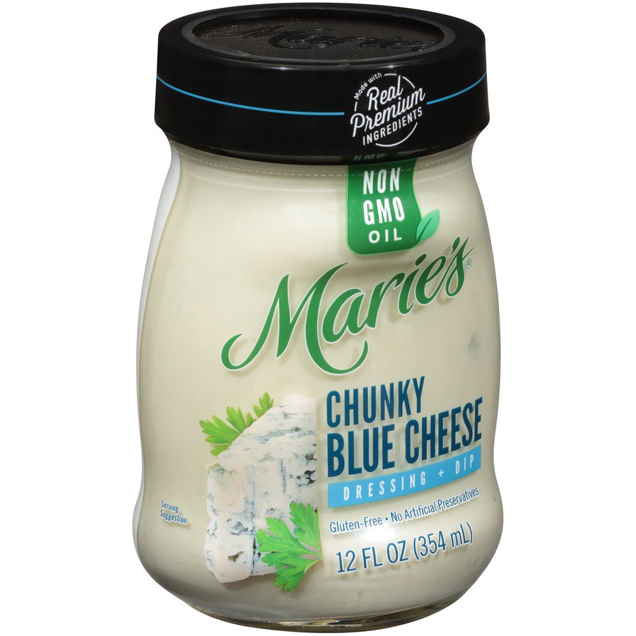 slide 5 of 8, Marie's Marie's Chunky Blue Cheese Dressing, 12 ct