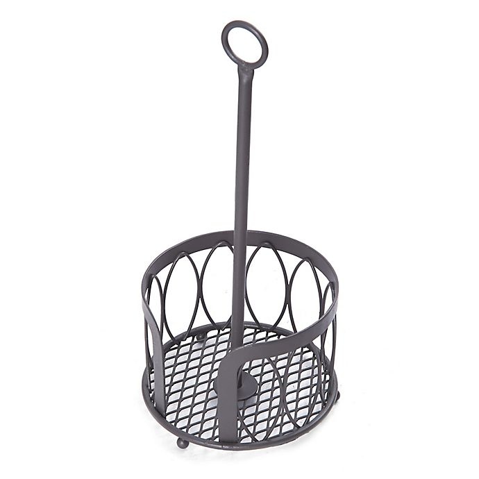 slide 3 of 3, Gourmet Basics by Mikasa Rustic Farmstand Paper Towel Holder - Vintage Grey, 1 ct