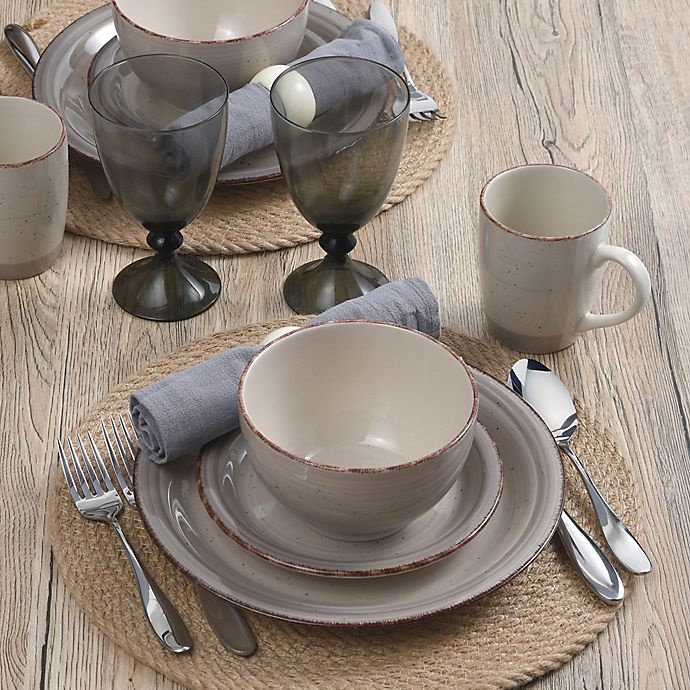 slide 6 of 6, Pfaltzgraff Sadie Dinnerware Set - Cream, 16 ct