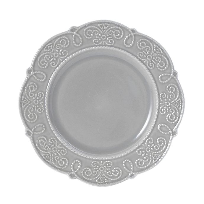 slide 3 of 6, Pfaltzgraff Abby Dinnerware Set - Grey, 16 ct