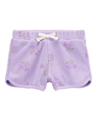 Carter's Carters Baby Floral Shorts - Floral Purple 24M