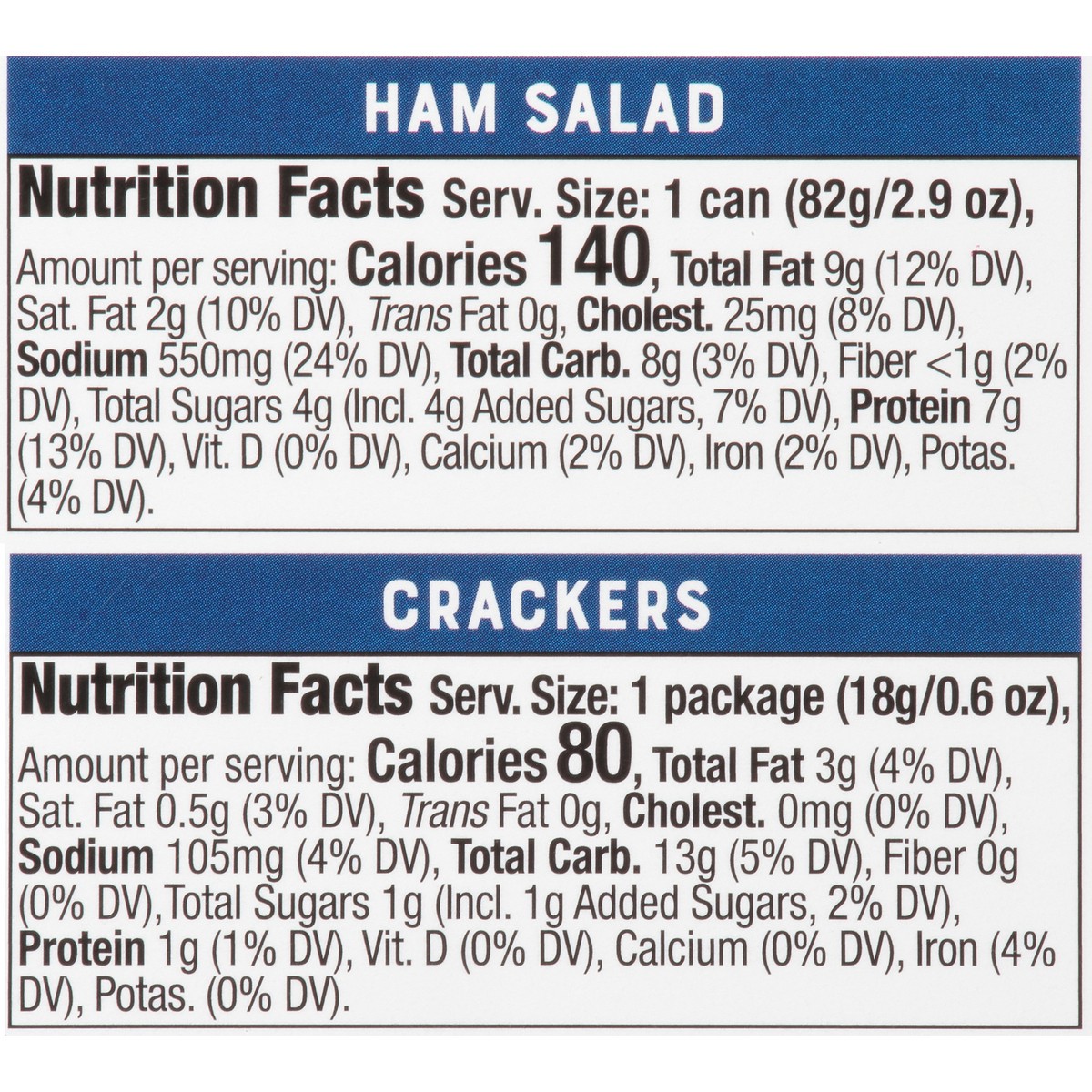 slide 5 of 11, Bumble Bee Snack on the Run! Ham Salad with Crackers, 3.5 oz