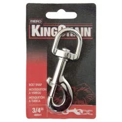Mibro Kingchain Bolt Snap Round Swivel Nickel