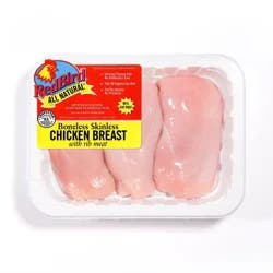 Red Bird Bonelesss, Skinless Chicken Breast Tray