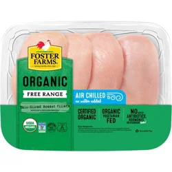 Foster Farms, Organic Thin-Sliced Chicken Breast Fillets