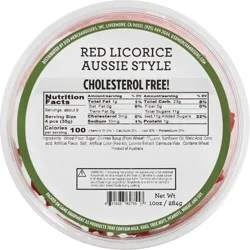 DSD Merchandisers Aussie Style Red Licorice