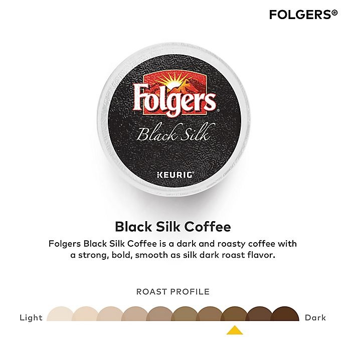 slide 3 of 7, Folgers Black Silk Coffee Keurig K-Cup Pods, 48 ct