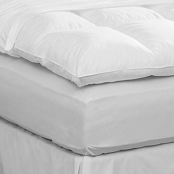 slide 1 of 3, Pacific Coast Feather Pacific Coast King Featherbed Protector - White, 1 ct