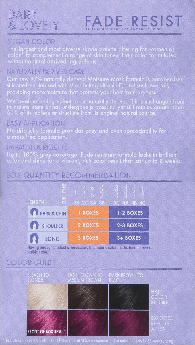 slide 5 of 13, Dark & Lovely Fade Resist 522 Poppin' Pink Permanent Haircolor 1 ea, 1 ct