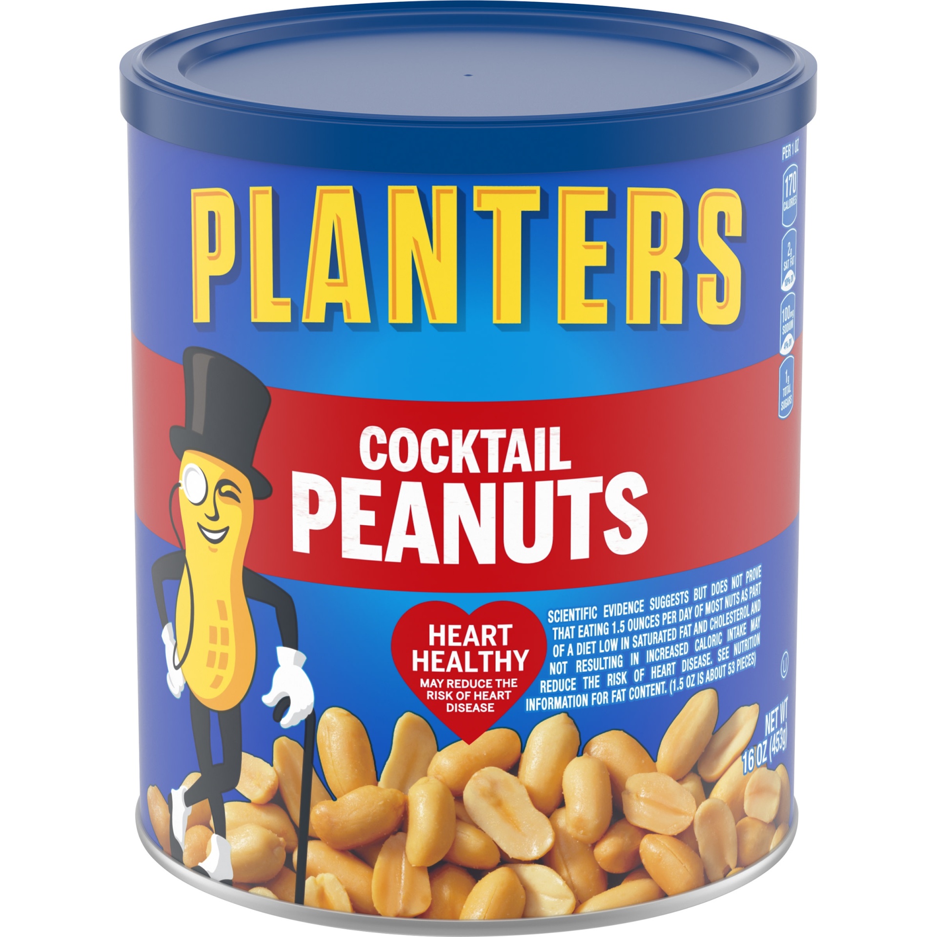 slide 1 of 13, Planters Salted Cocktail Peanuts 16 oz, 16 oz