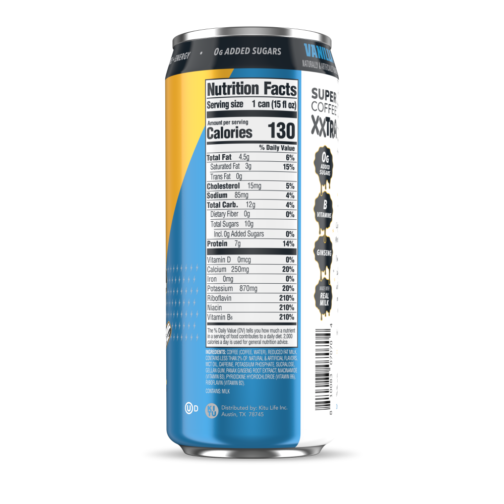 slide 2 of 3, Super Coffee Xxtra Vanilla- 15 oz, 15 oz