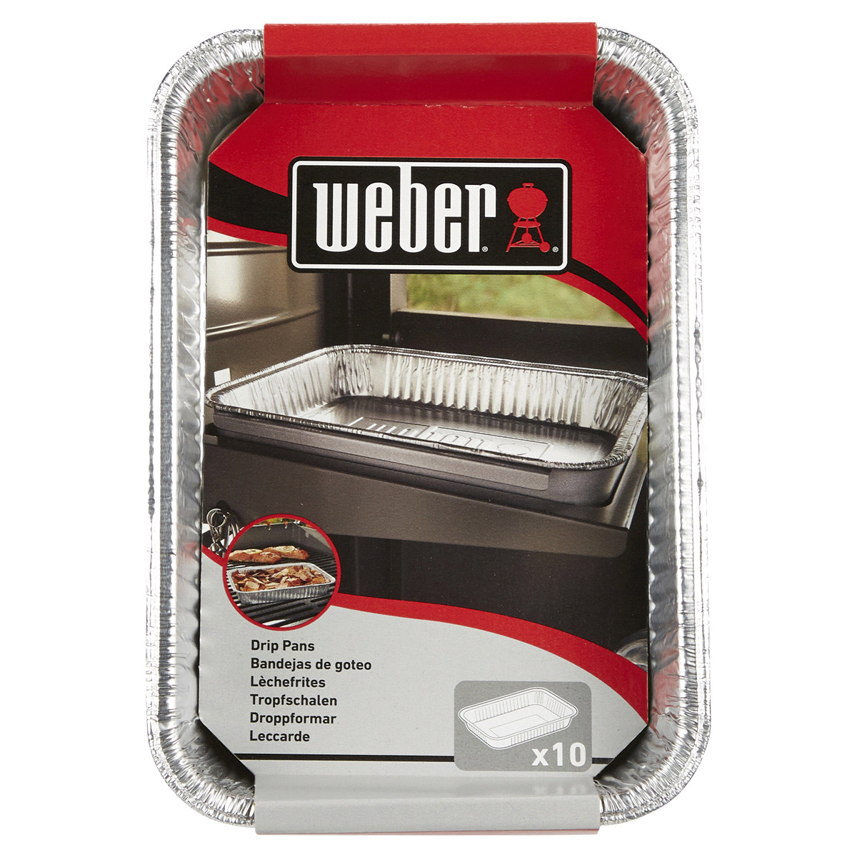 slide 1 of 1, Weber Drip Pans- Small, 10 ct