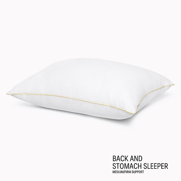 slide 3 of 6, Calvin Klein Luxury Flag King Back/Stomach Sleeper Pillow - White, 1 ct