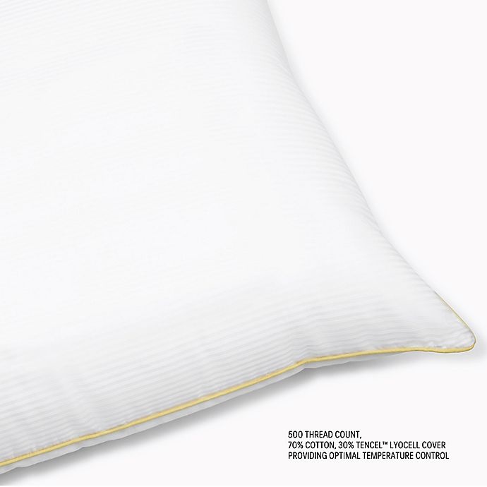 slide 4 of 6, Calvin Klein Luxury Flag King Back/Stomach Sleeper Pillow - White, 1 ct