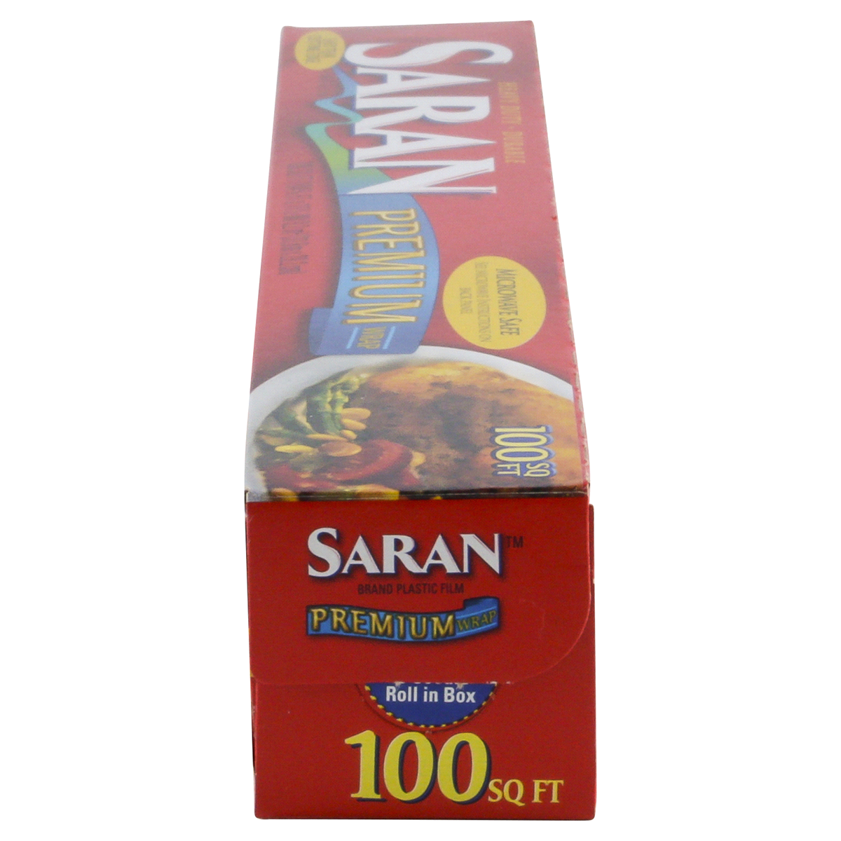 slide 3 of 6, Saran Premium Wrap 100 sq ft, 1 ct
