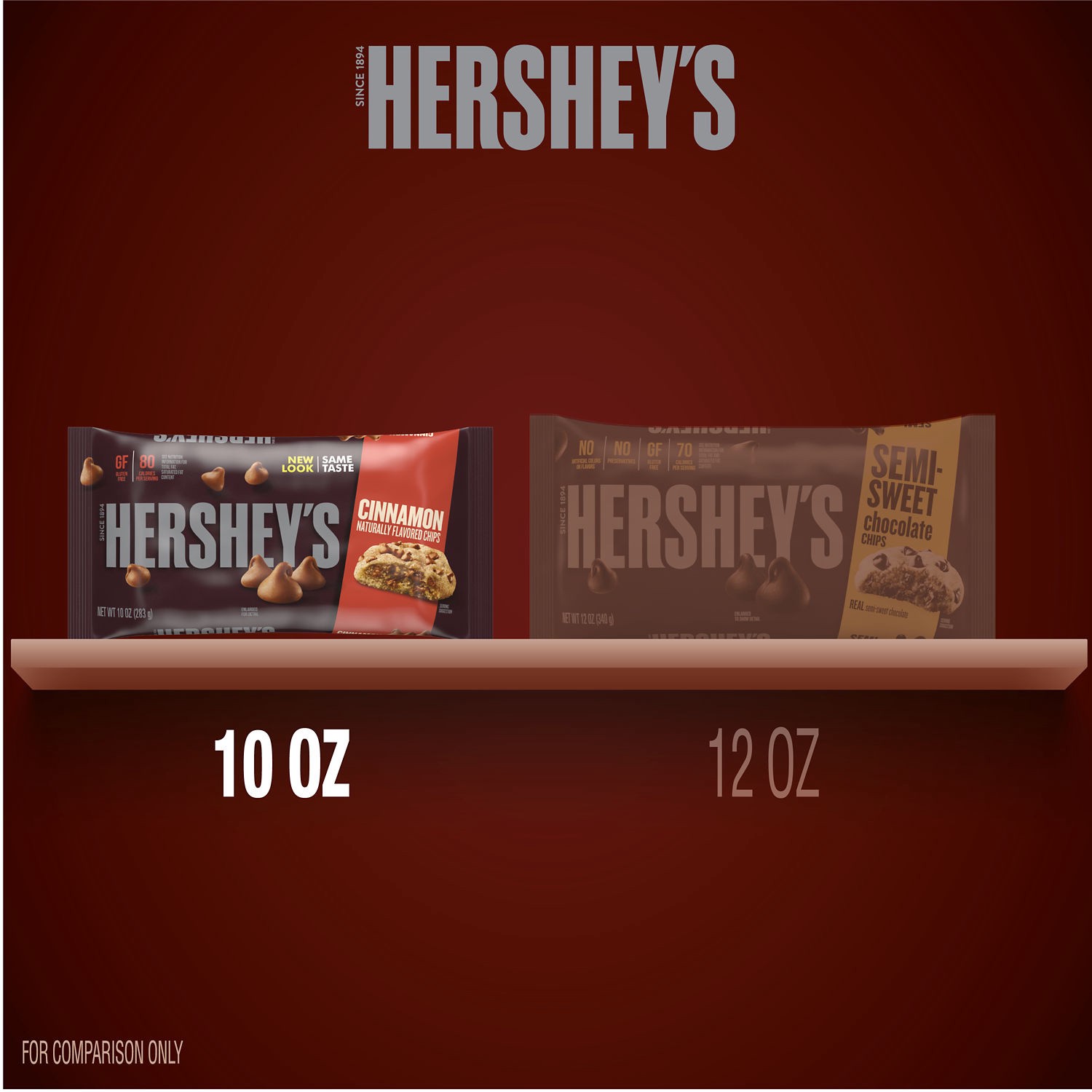 slide 5 of 6, Hershey's Cinnamon Baking Chips Bag, 10 oz, 10 oz