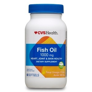 slide 1 of 1, CVS Health Fish Oil Softgels, 60 ct; 1000 mg