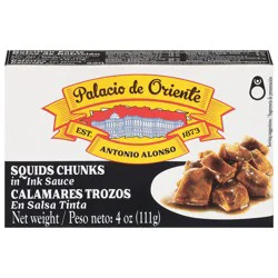 Palacio de Oriente Squids Chunks in Ink Sauce 4 oz