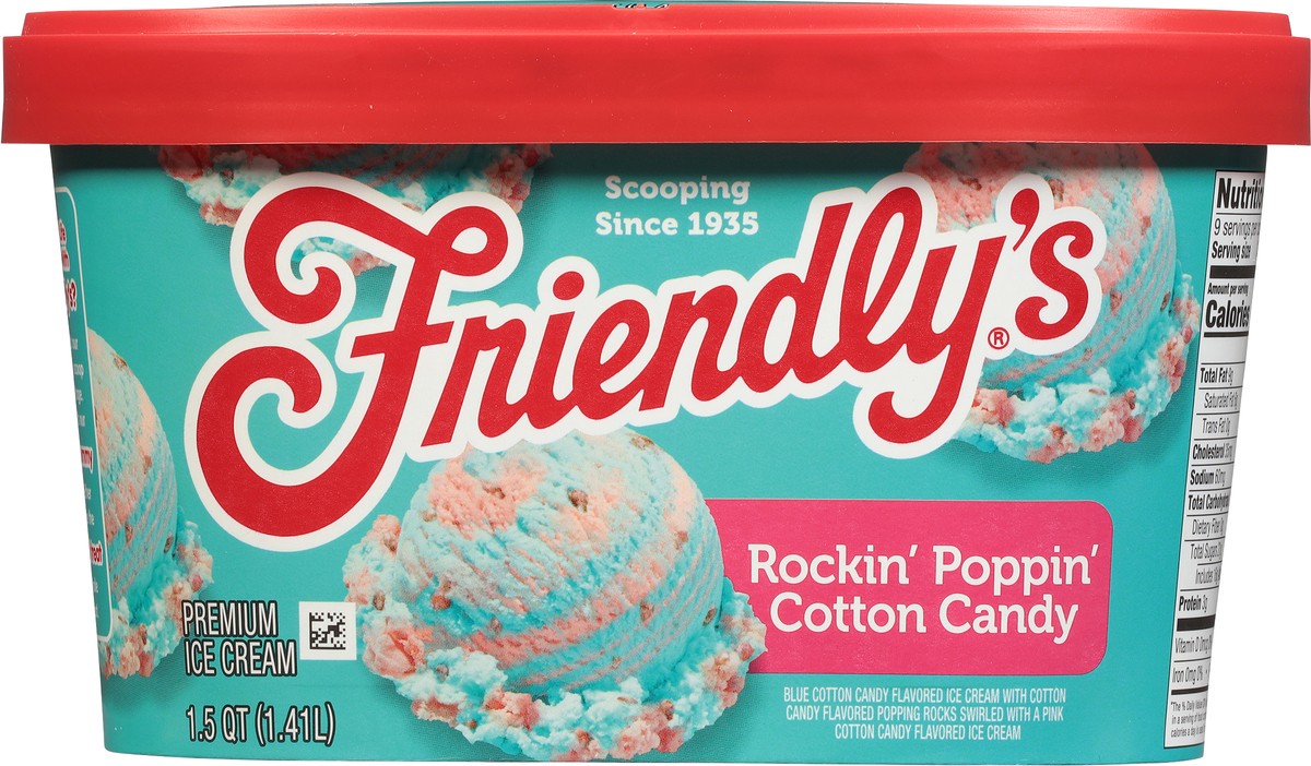 slide 5 of 9, Friendly's Premium Carnival Cotton Candy Ice Cream 1.5 qt, 1.5 qt
