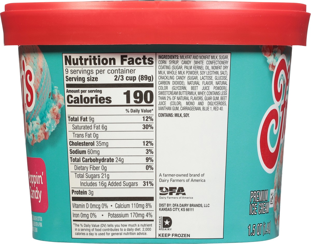 slide 6 of 9, Friendly's Premium Carnival Cotton Candy Ice Cream 1.5 qt, 1.5 qt