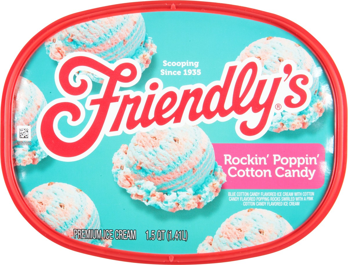 slide 4 of 9, Friendly's Premium Carnival Cotton Candy Ice Cream 1.5 qt, 1.5 qt