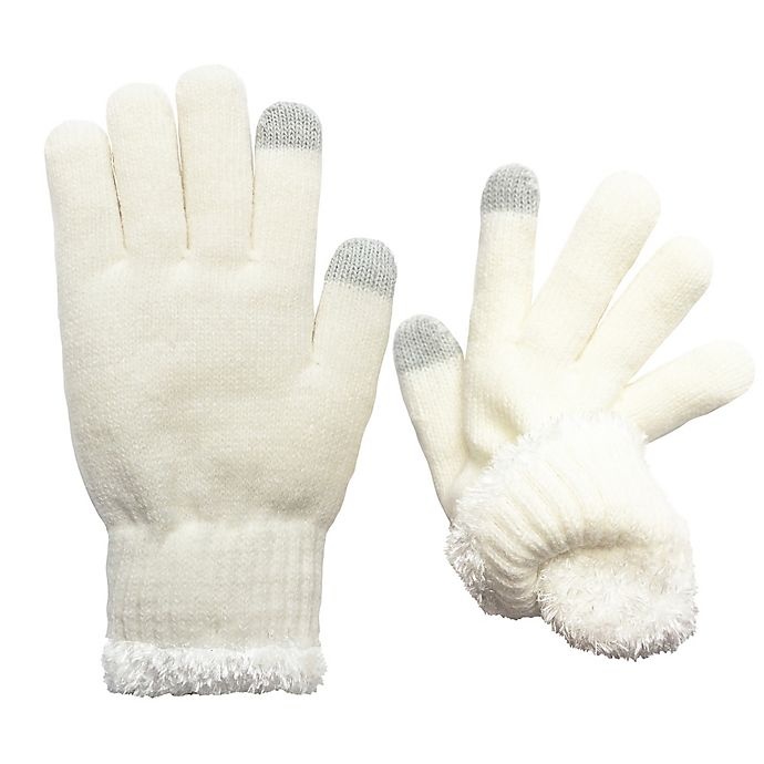 slide 2 of 2, Isaac Mizrahi Knit Women's Gloves with Touch Tips, 1 ct