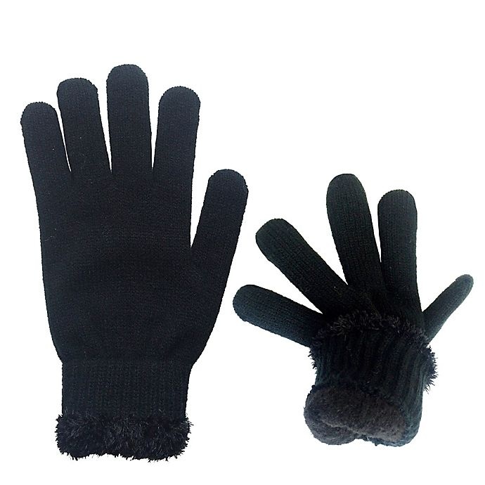 slide 2 of 2, Isaac Mizrahi Knit Women's Gloves with Touch Tips, 1 ct