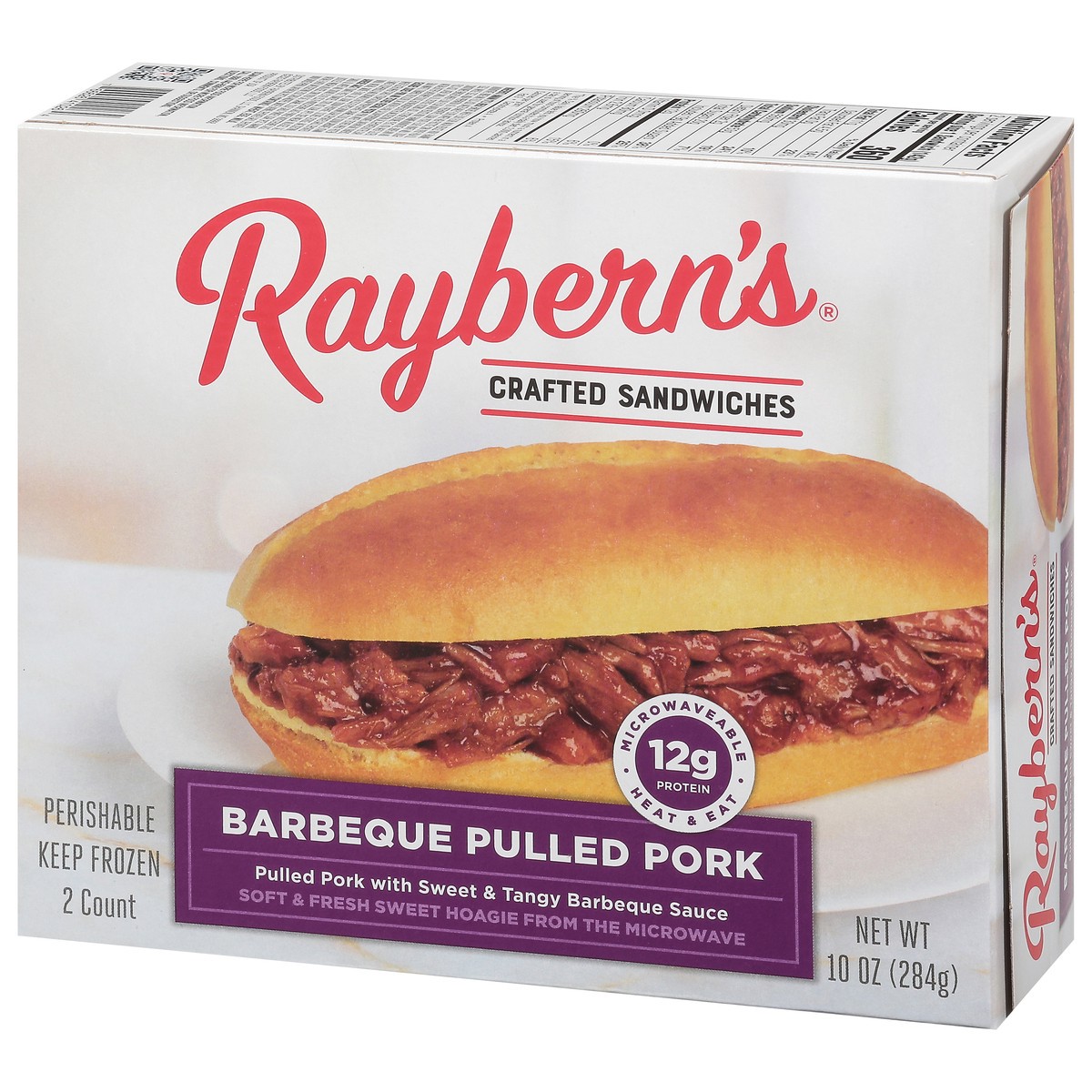 slide 17 of 17, Raybern's Crafted Barbeque Pulled Pork Sandwiches 2 ea, 2 ct