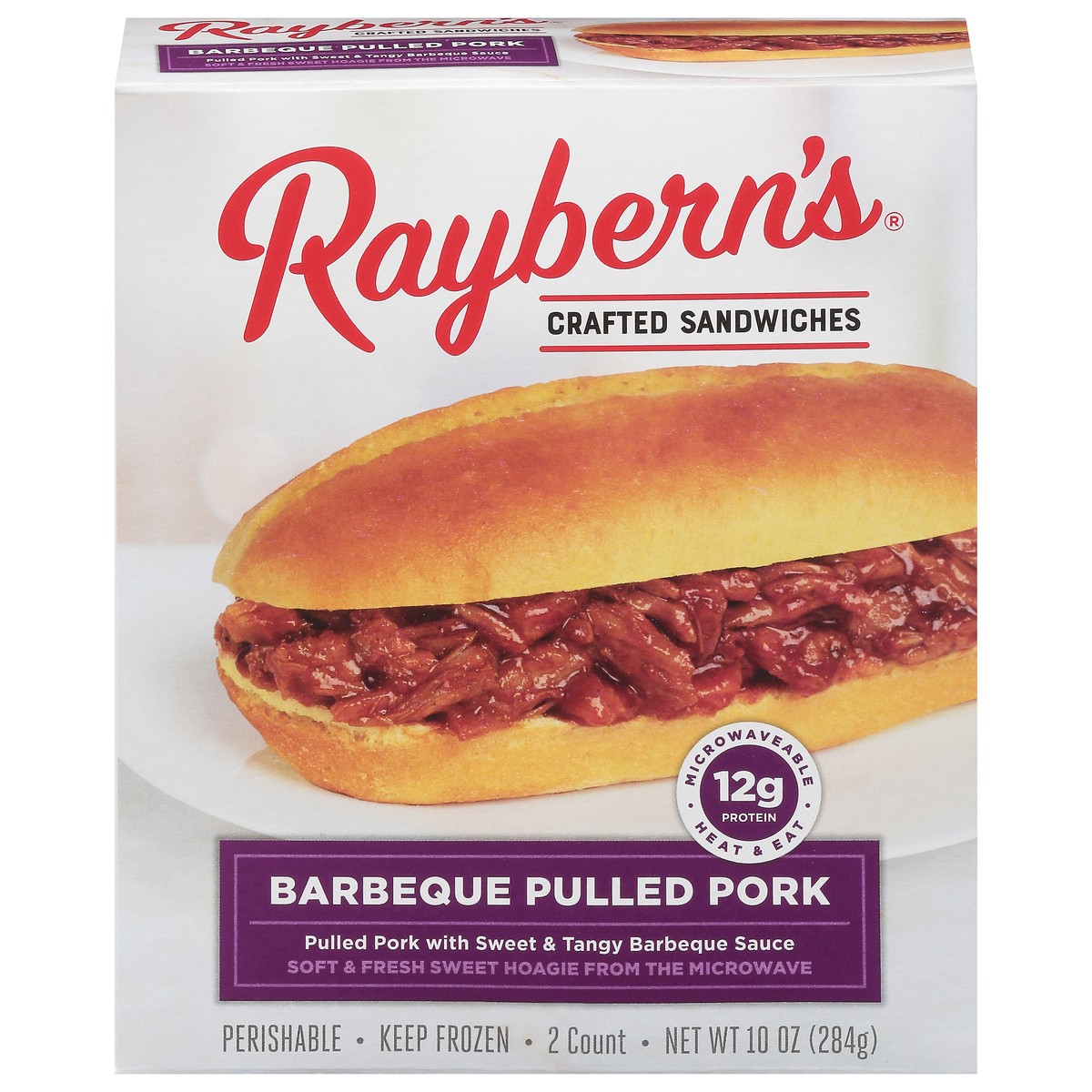 slide 16 of 17, Raybern's Crafted Barbeque Pulled Pork Sandwiches 2 ea, 2 ct