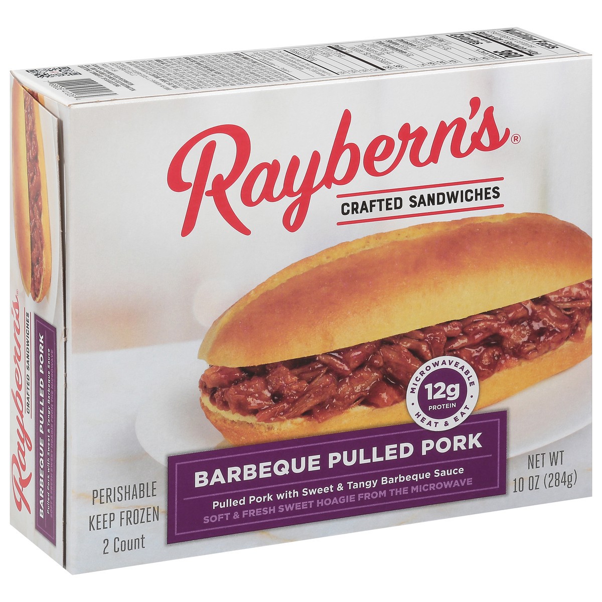 slide 10 of 17, Raybern's Crafted Barbeque Pulled Pork Sandwiches 2 ea, 2 ct