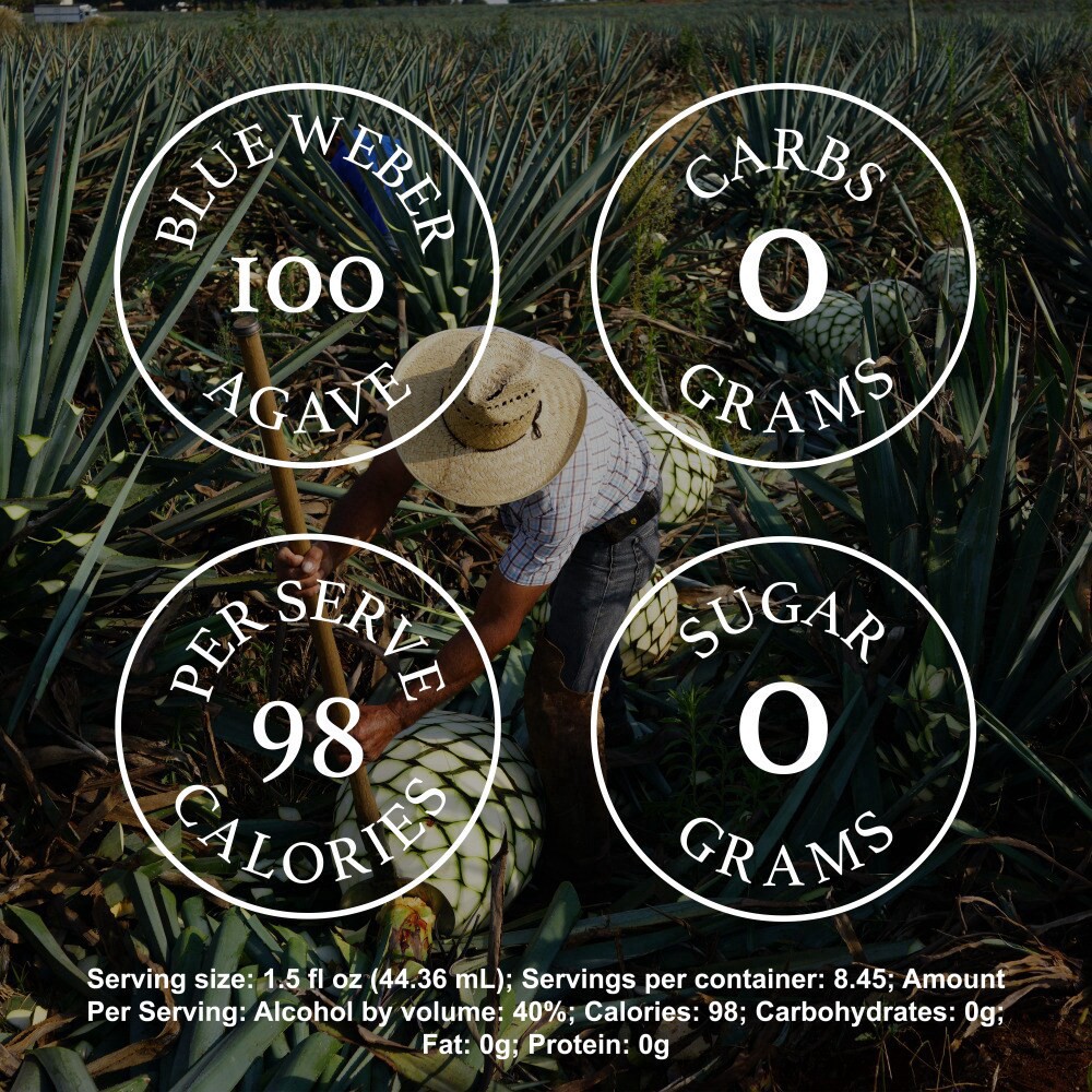 slide 4 of 6, Cazadores Blanco Tequila, 50 ml