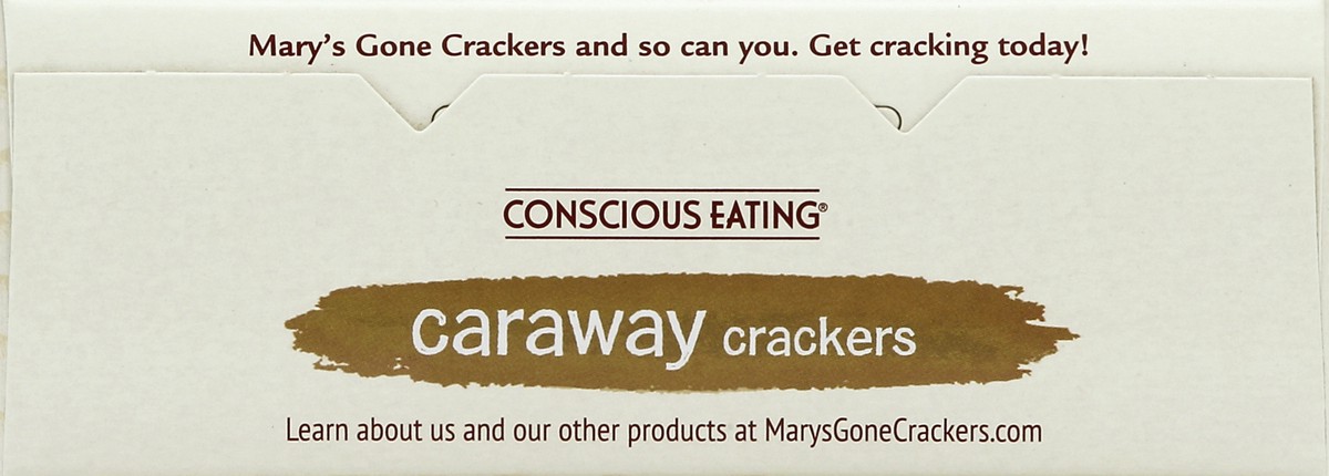 slide 4 of 4, Mary's Gone Crackers Caraway Crackers, 6.5 oz