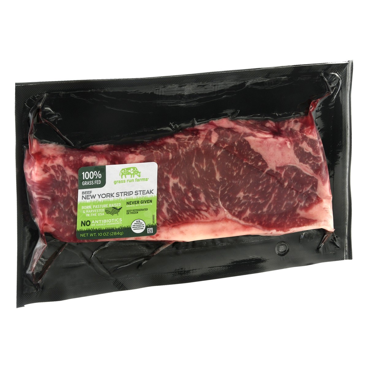 slide 7 of 12, Grass Run Farms New York Strip Steak Beef 10 oz, 10 oz
