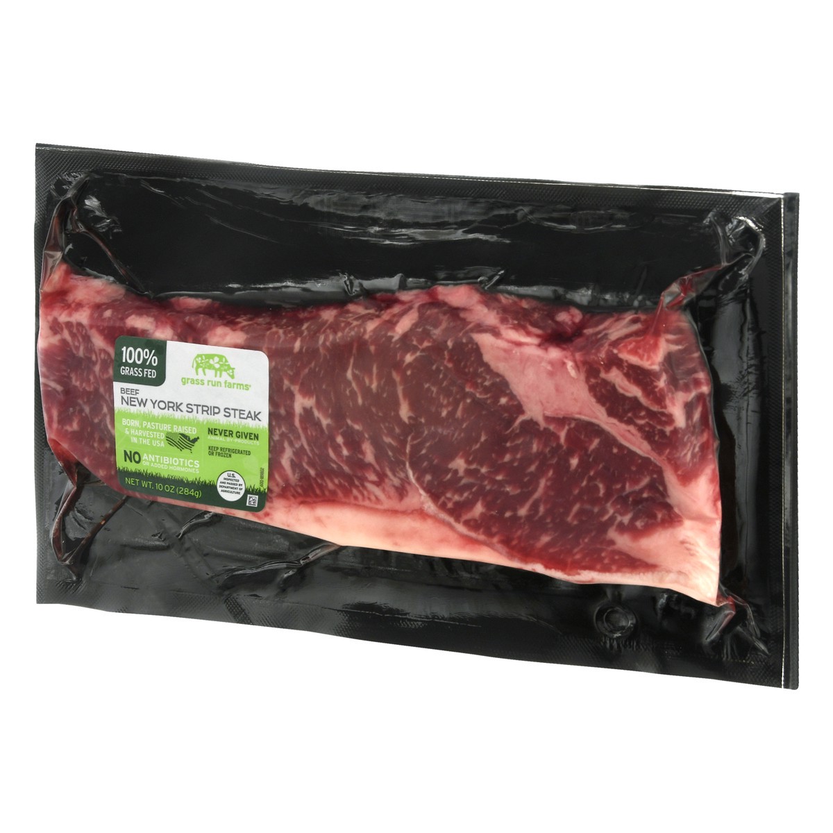 slide 8 of 12, Grass Run Farms New York Strip Steak Beef 10 oz, 10 oz