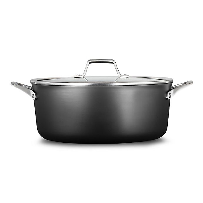 slide 1 of 6, Calphalon Premier Hard-Anodized Nonstick Covered Dutch Oven, 8.5 qt