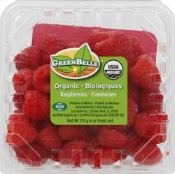GreenBelle Organic Raspberries 170 gr