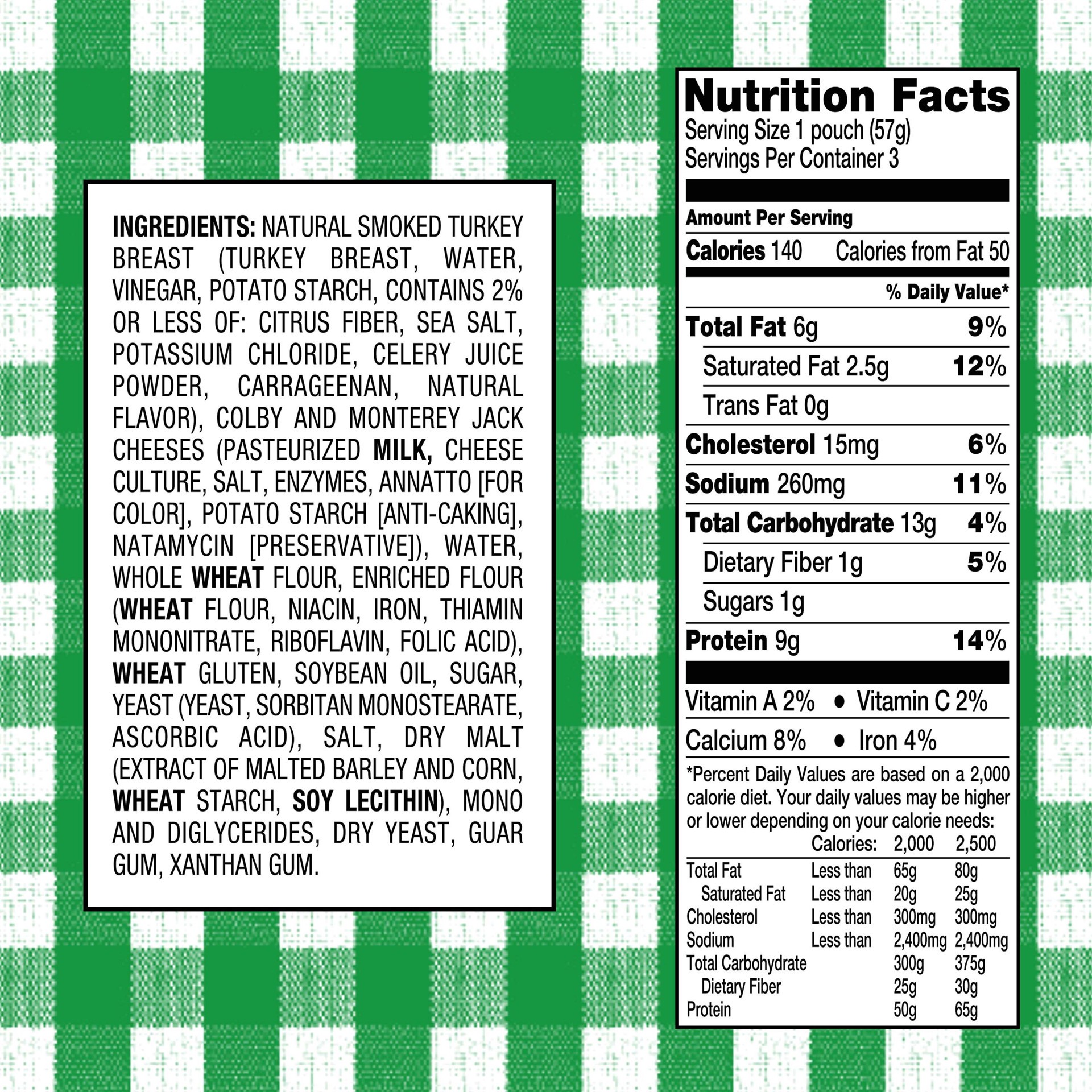 slide 4 of 5, Smucker's Uncrustables Thaw & Eat Bites, Turkey & Colby Jack, 1 Box of 3 Twin Packs (6 Bites Total), 3 ct; 6 oz