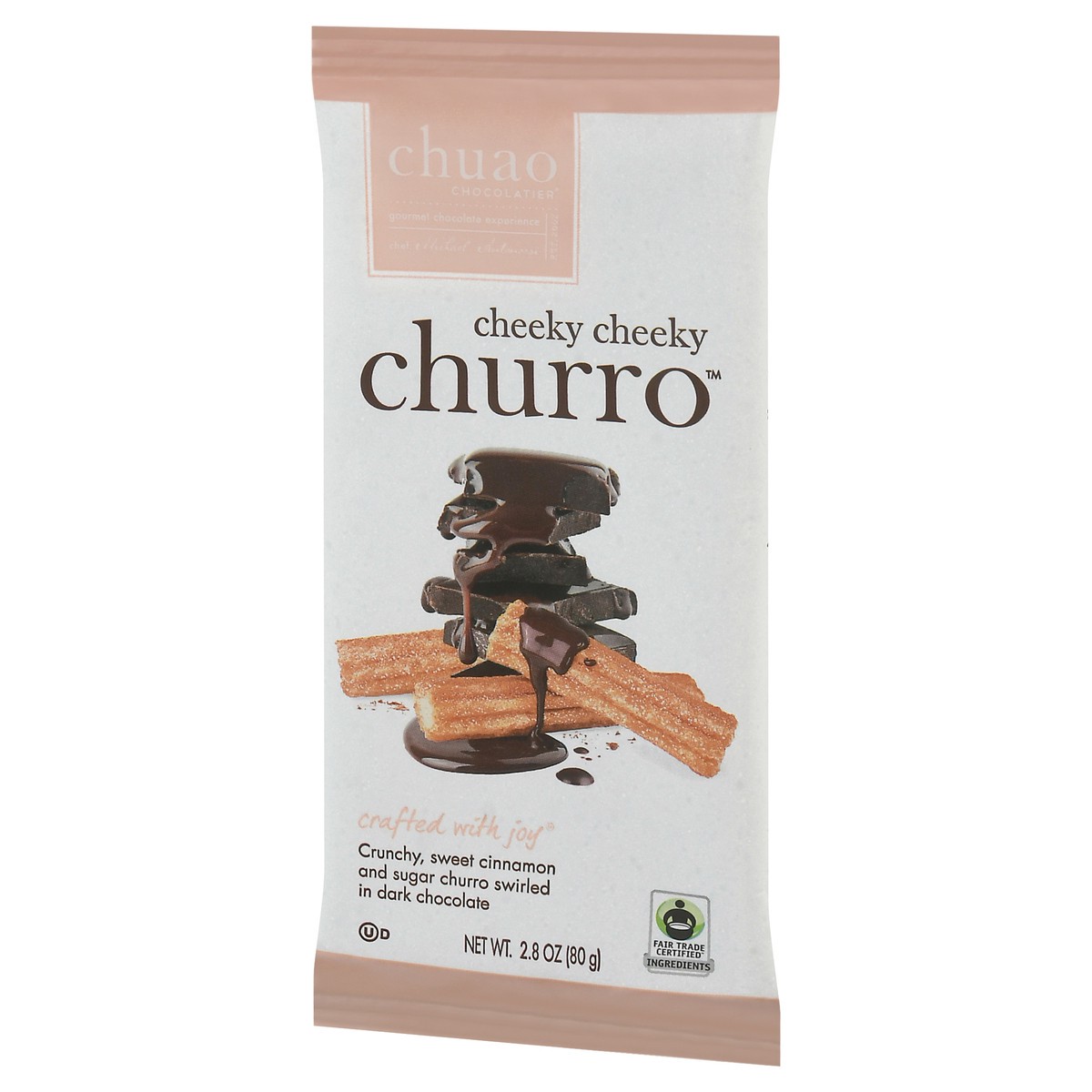 slide 3 of 9, Chuao Chocolatier Cheeky Cheeky Churro Dark Chocolate Bar 2.8 oz Wrapper, 2.8 oz